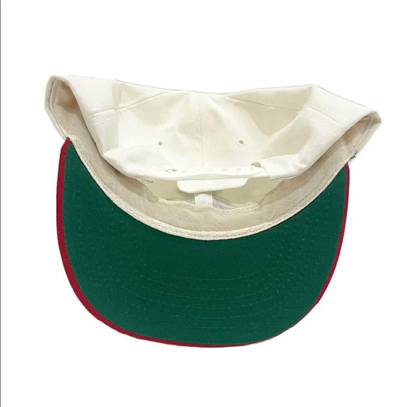 Vintage 1990s Mickey Mouse 400 Feet Baseball Snapback Hat Roman Made in USA - Picture 4 of 5